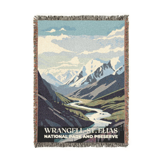 Wrangell-St. Elias National Park Woven Blanket | S01