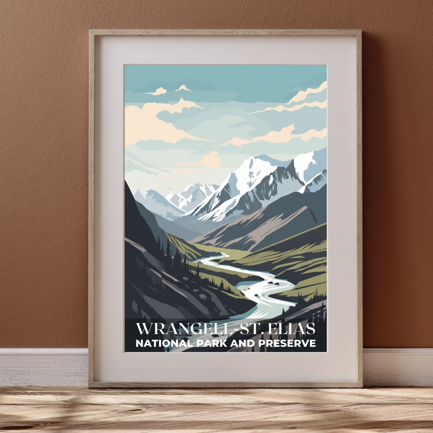 Wrangell-St. Elias National Park Poster | S01