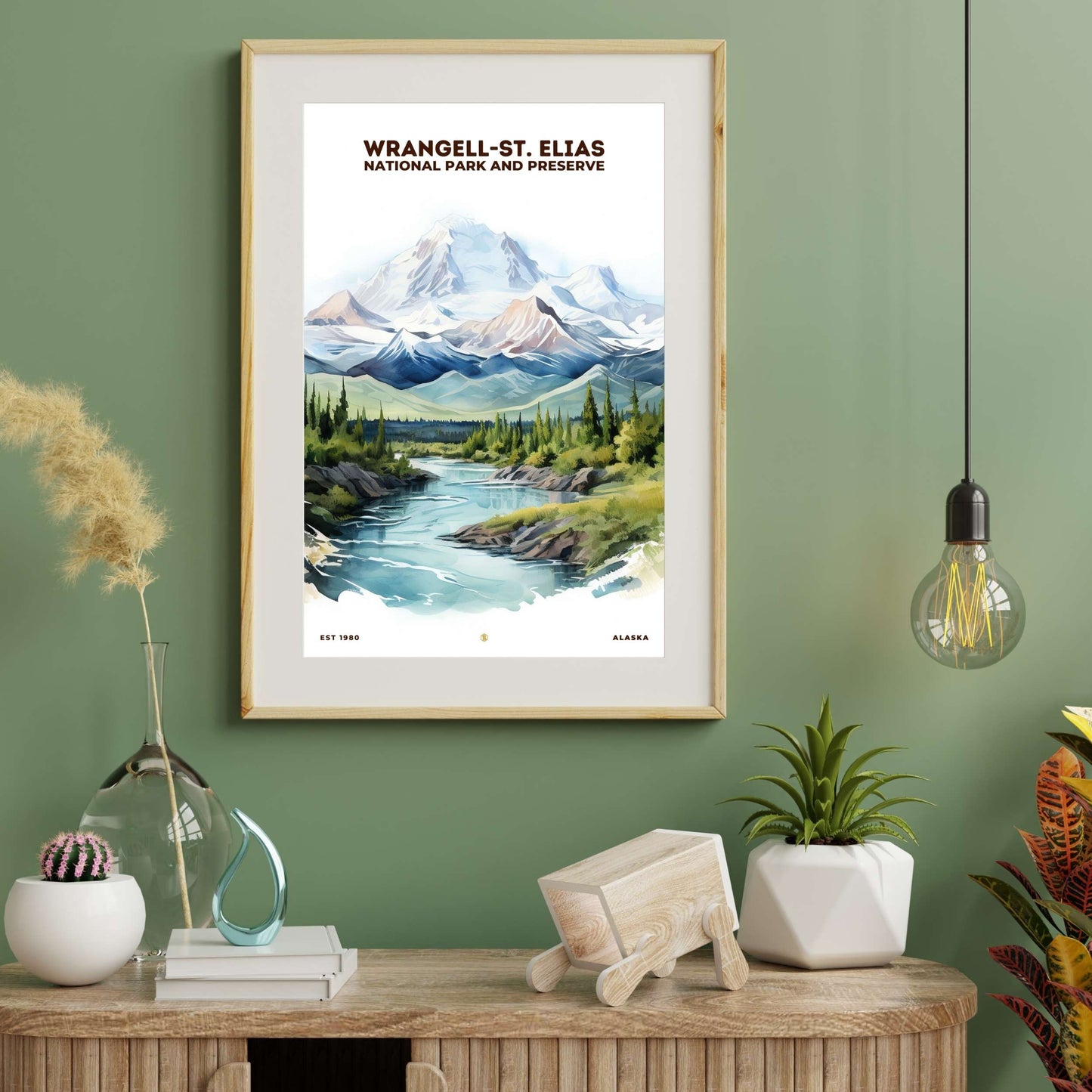 Wrangell-St. Elias National Park Poster | S08