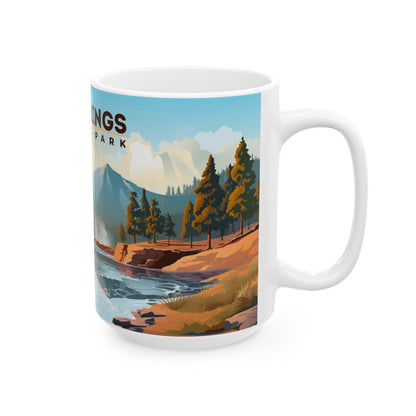 Hot Springs National Park Mug | White Ceramic Mug (11oz, 15oz)