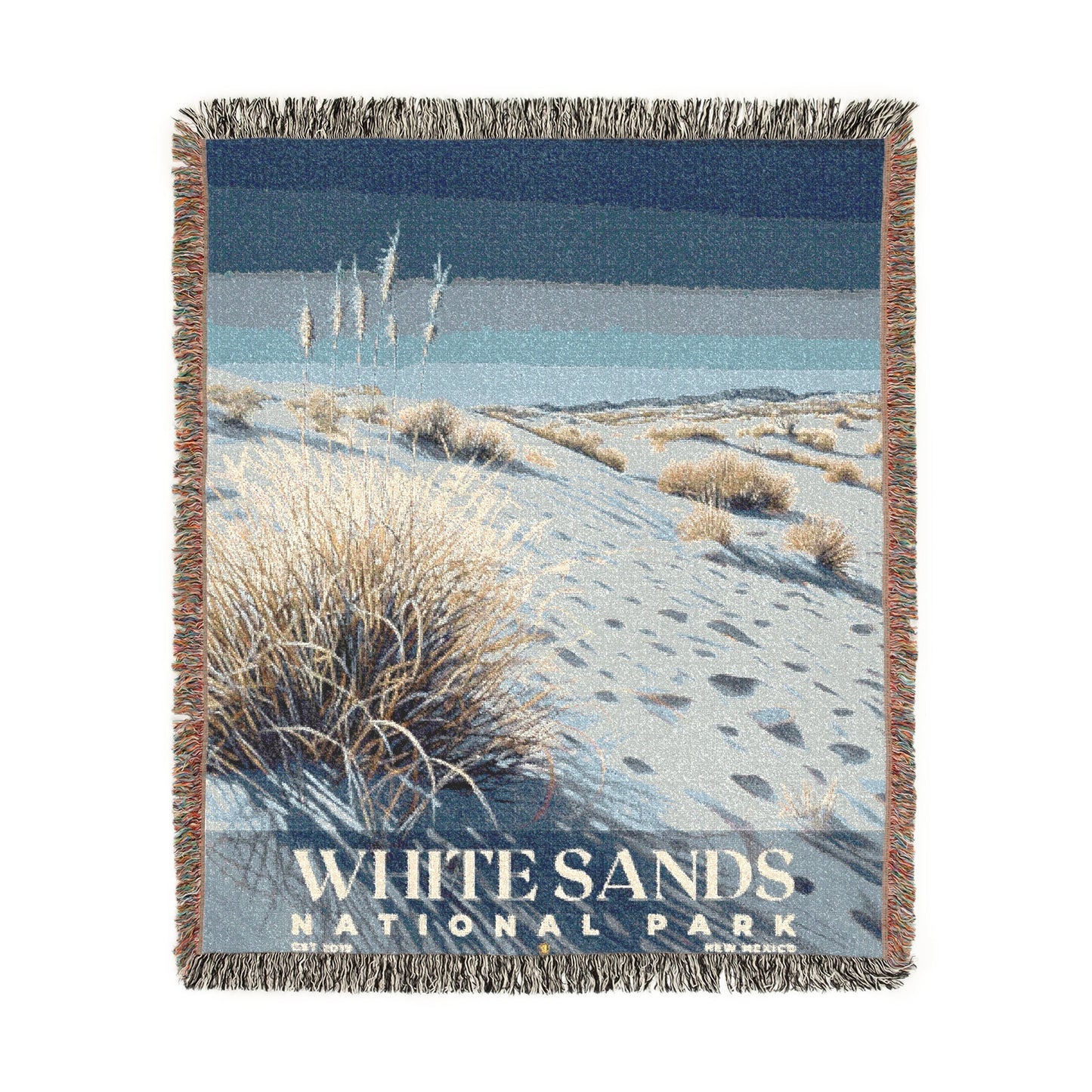 White Sands National Park Woven Blanket | S02