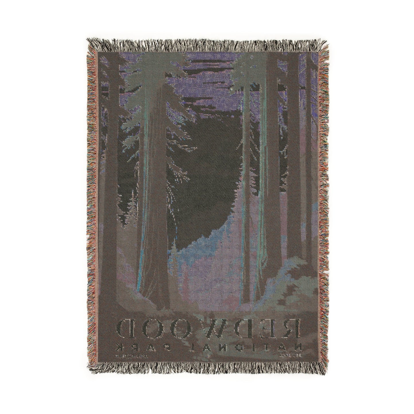Redwood National Park Woven Blanket | S05