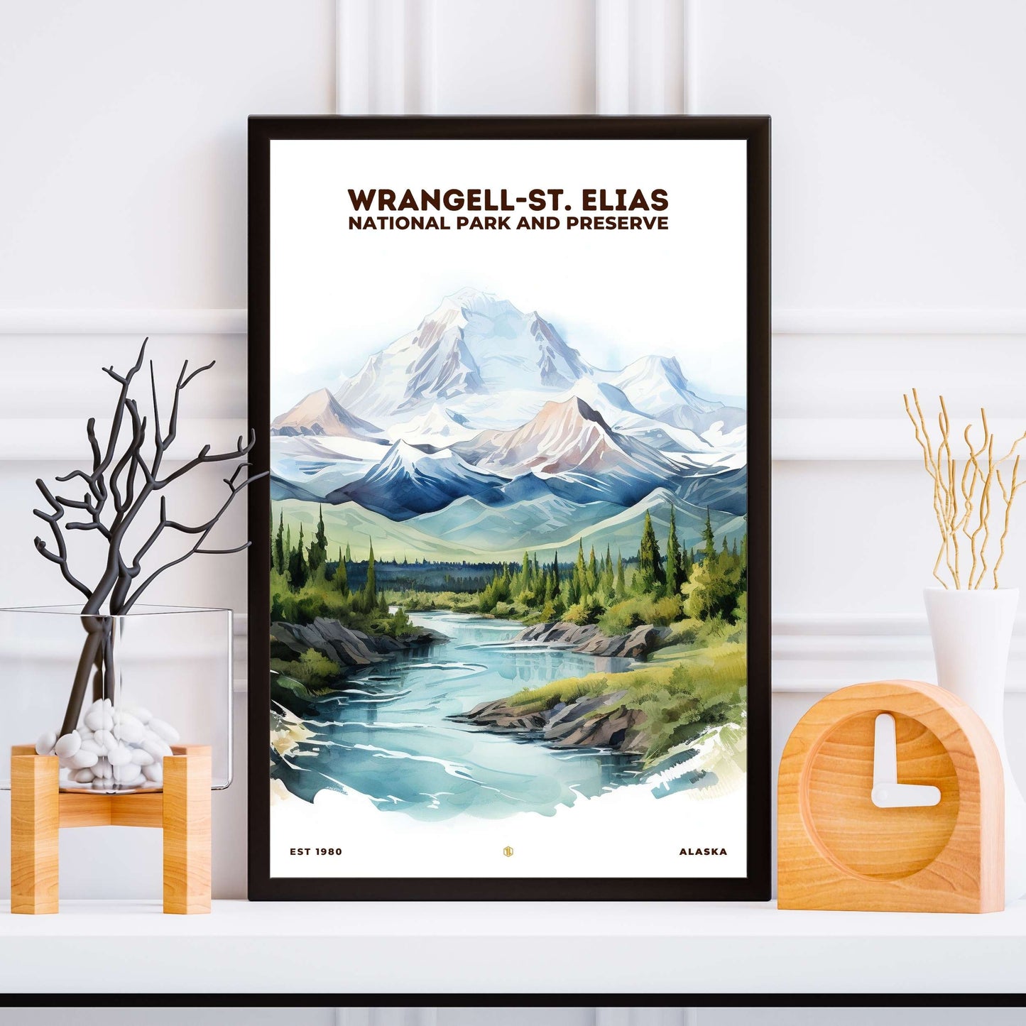 Wrangell-St. Elias National Park Poster | S08