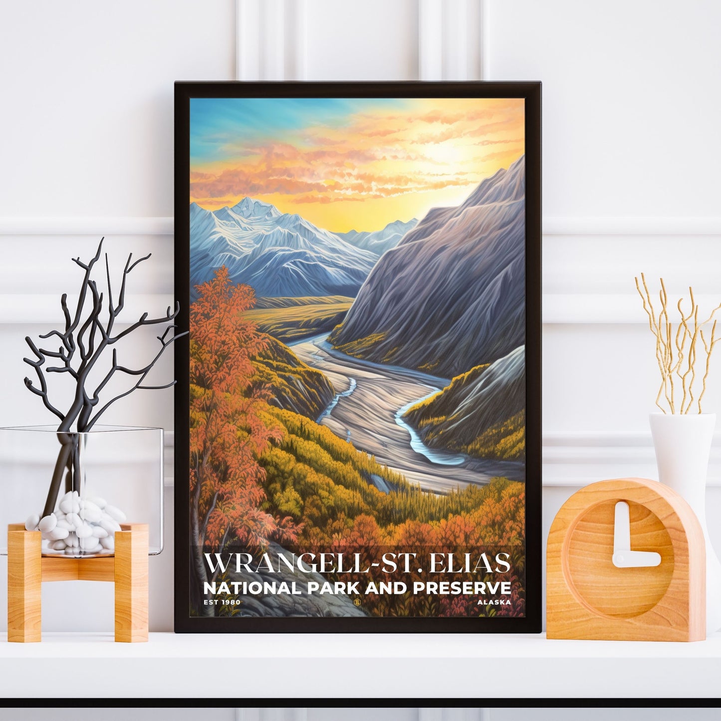 Wrangell-St. Elias National Park Poster | S02