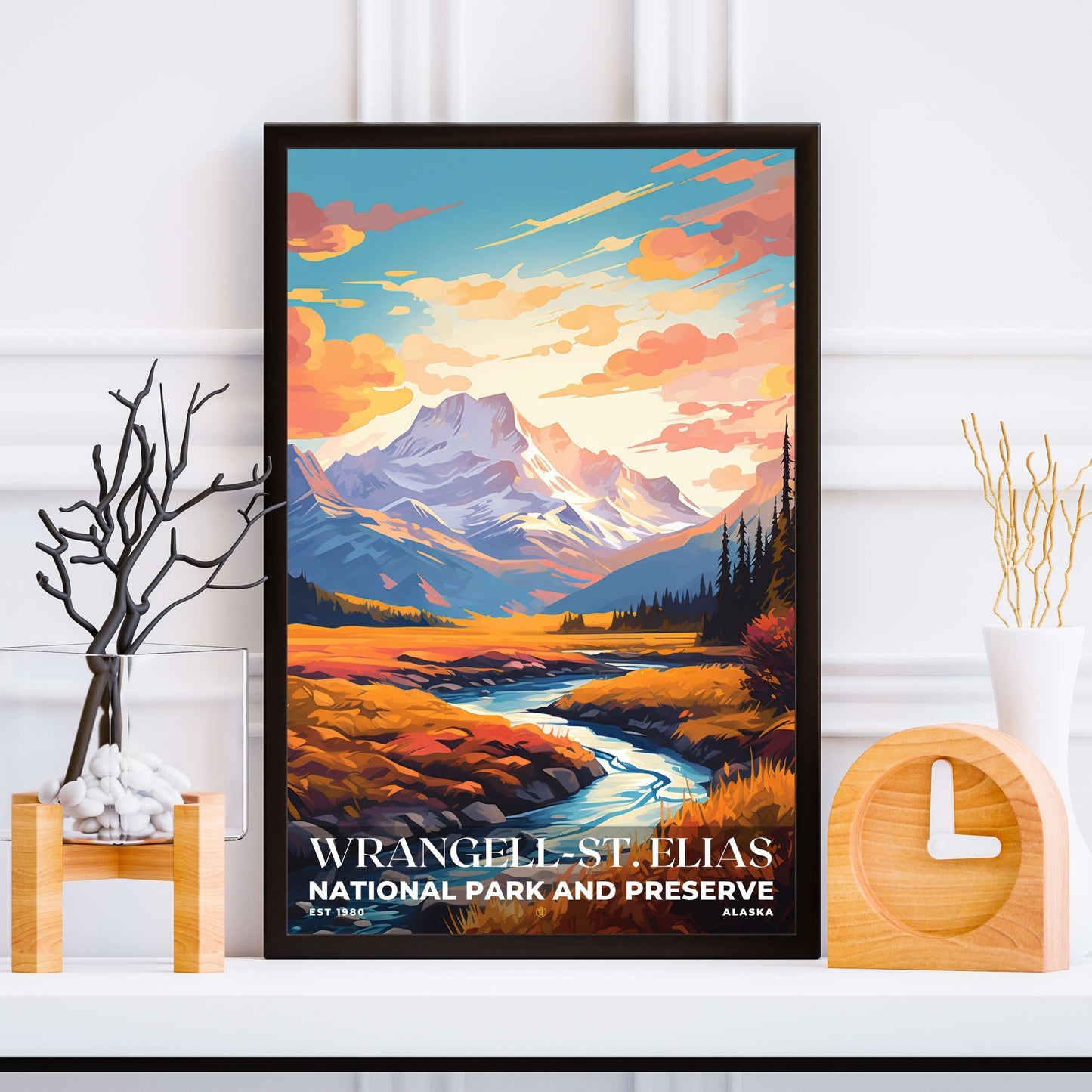 Wrangell-St. Elias National Park Poster | S06