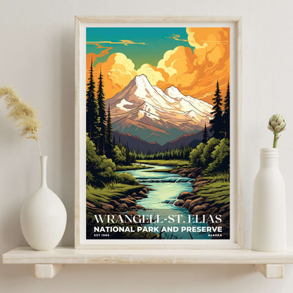 Wrangell-St. Elias National Park Poster | S07