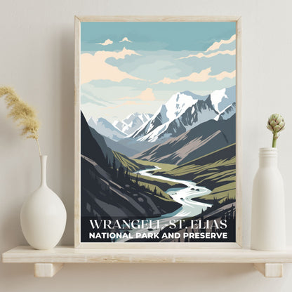 Wrangell-St. Elias National Park Poster | S01