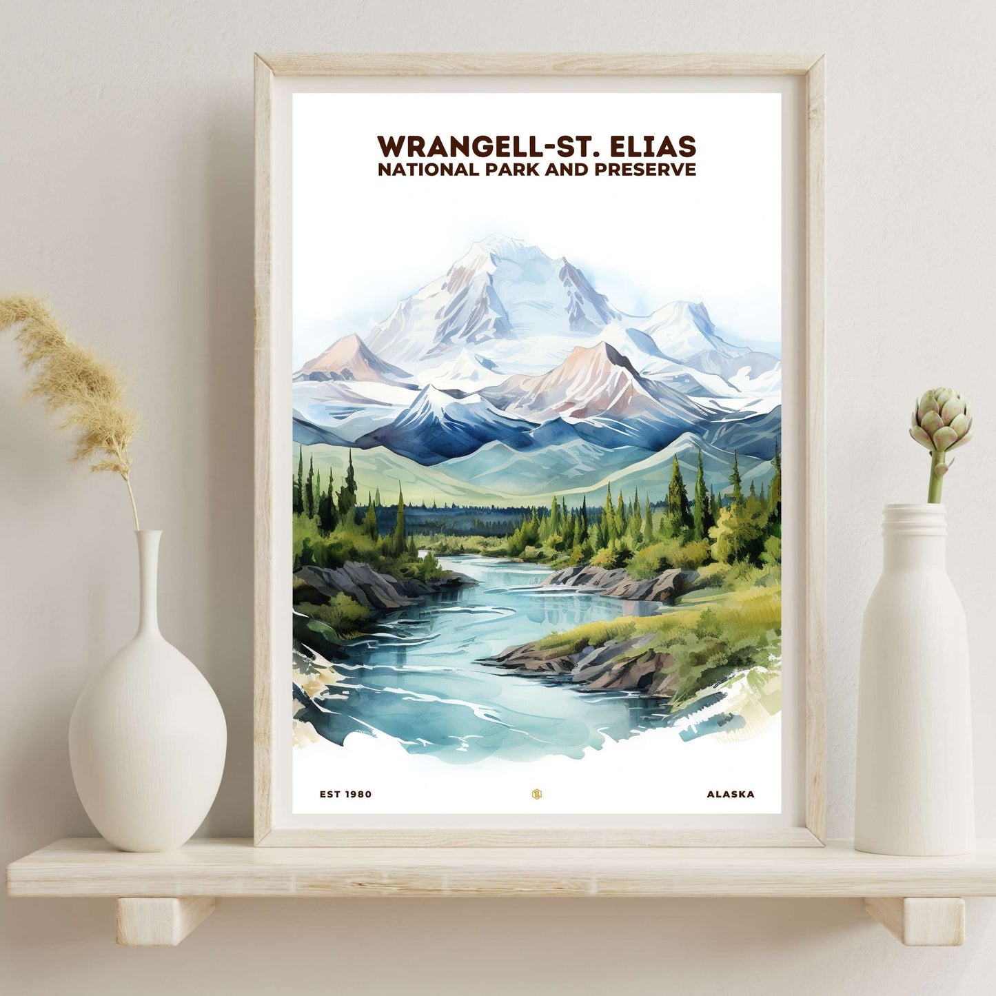 Wrangell-St. Elias National Park Poster | S08