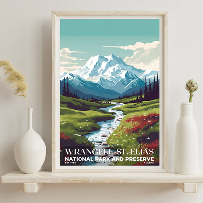 Wrangell-St. Elias National Park Poster | S03