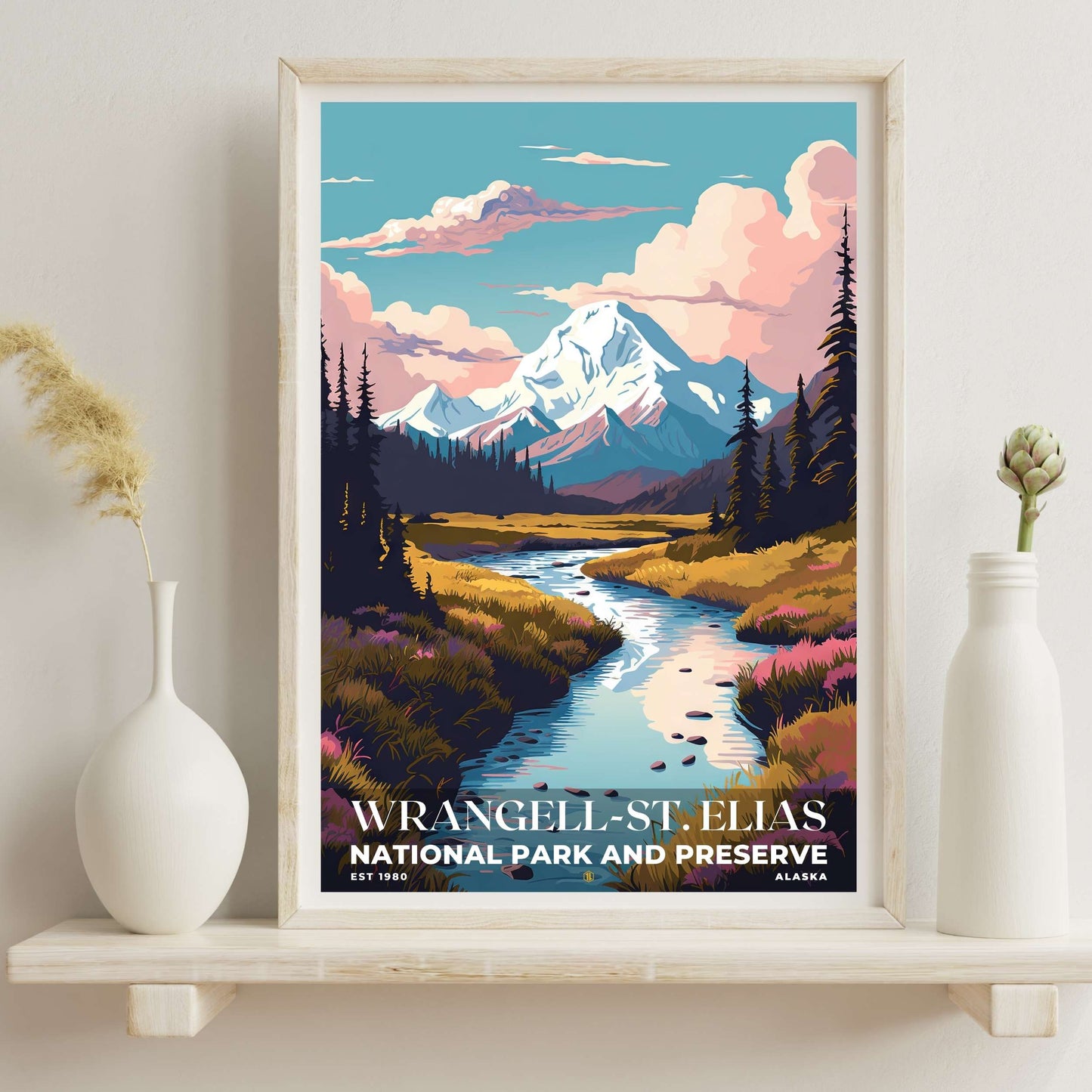 Wrangell-St. Elias National Park Poster | S05