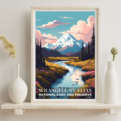 Wrangell-St. Elias National Park Poster | S05