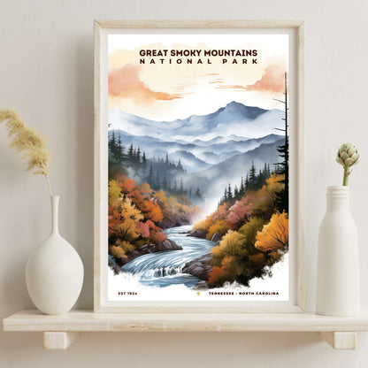 Great Smoky Mountains National Park Poster | S08