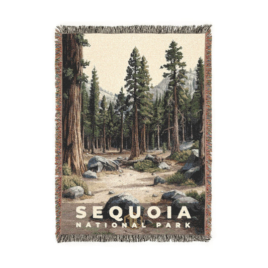 Sequoia National Park Woven Blanket | S17