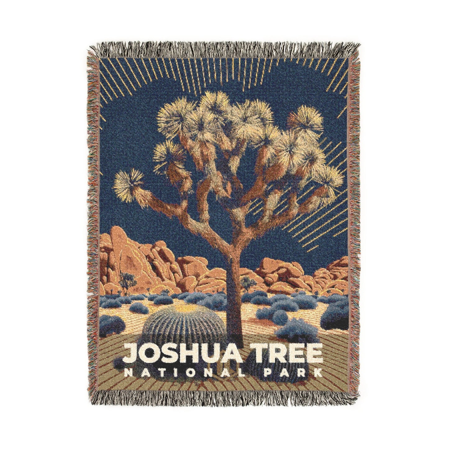 Joshua Tree National Park Woven Blanket | S19