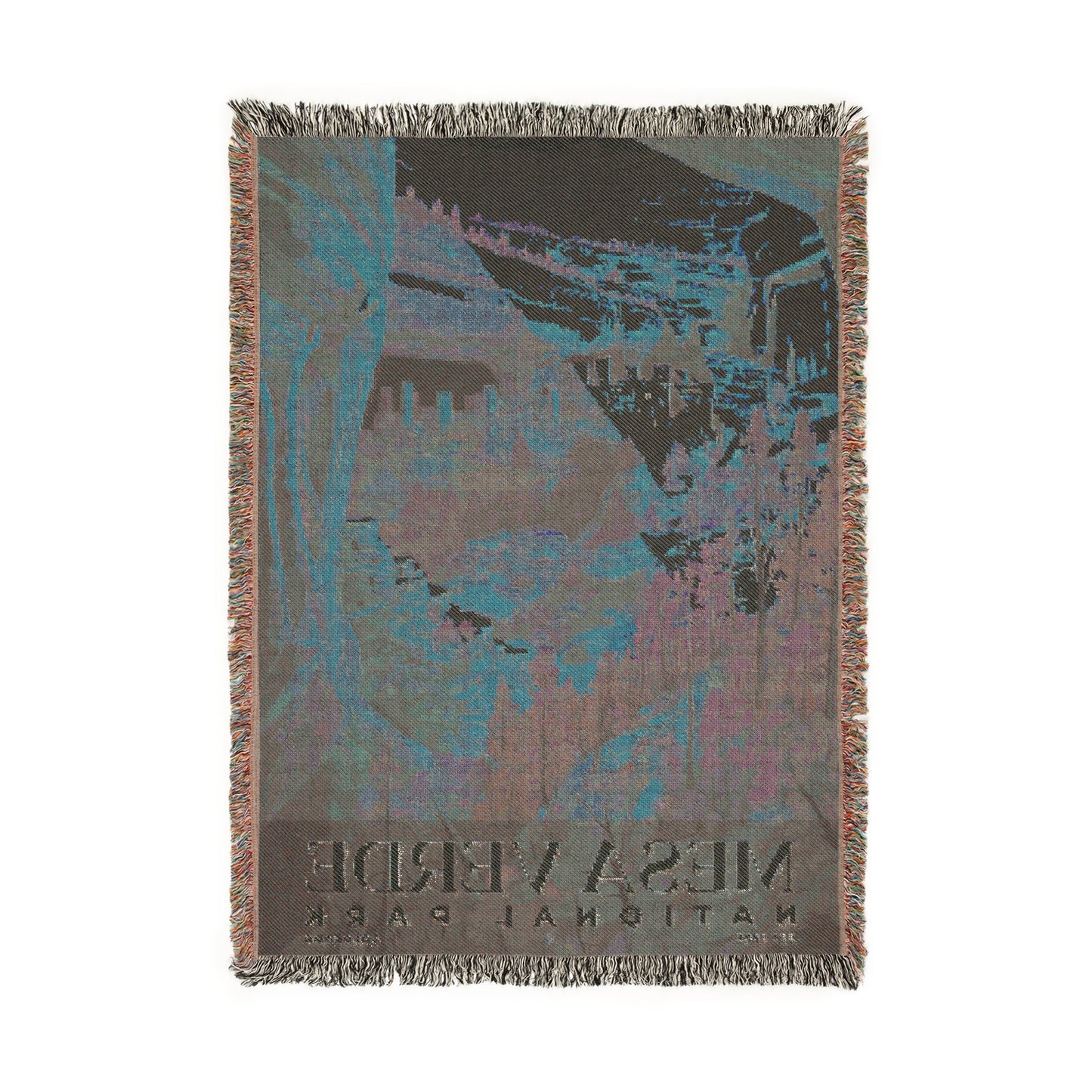 Mesa Verde National Park Woven Blanket | S02