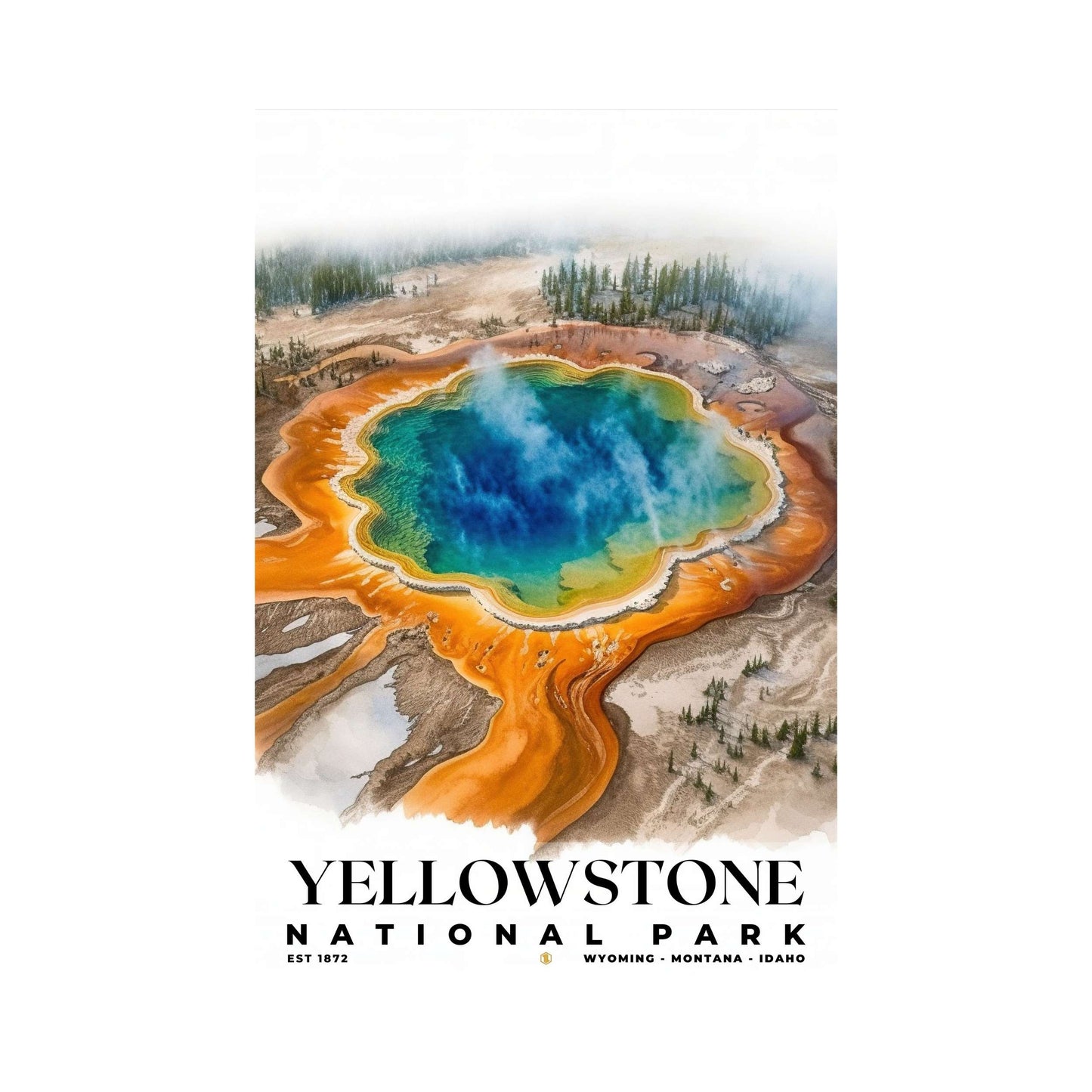 Yellowstone National Park Poster | S04