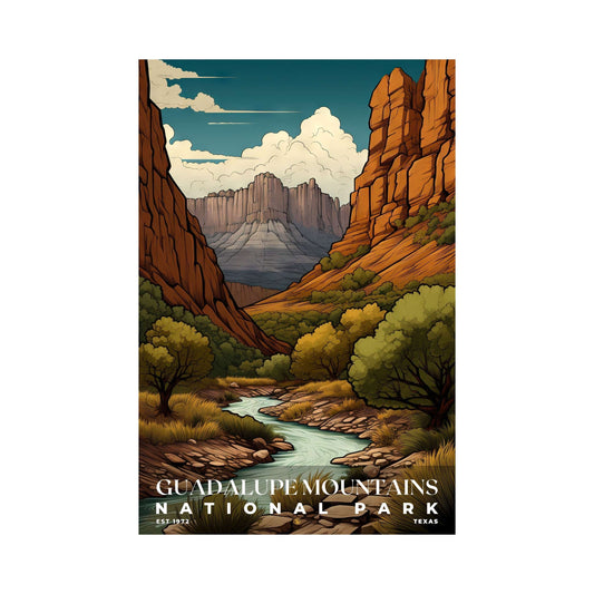 Guadalupe Mountains National Park Poster | S07