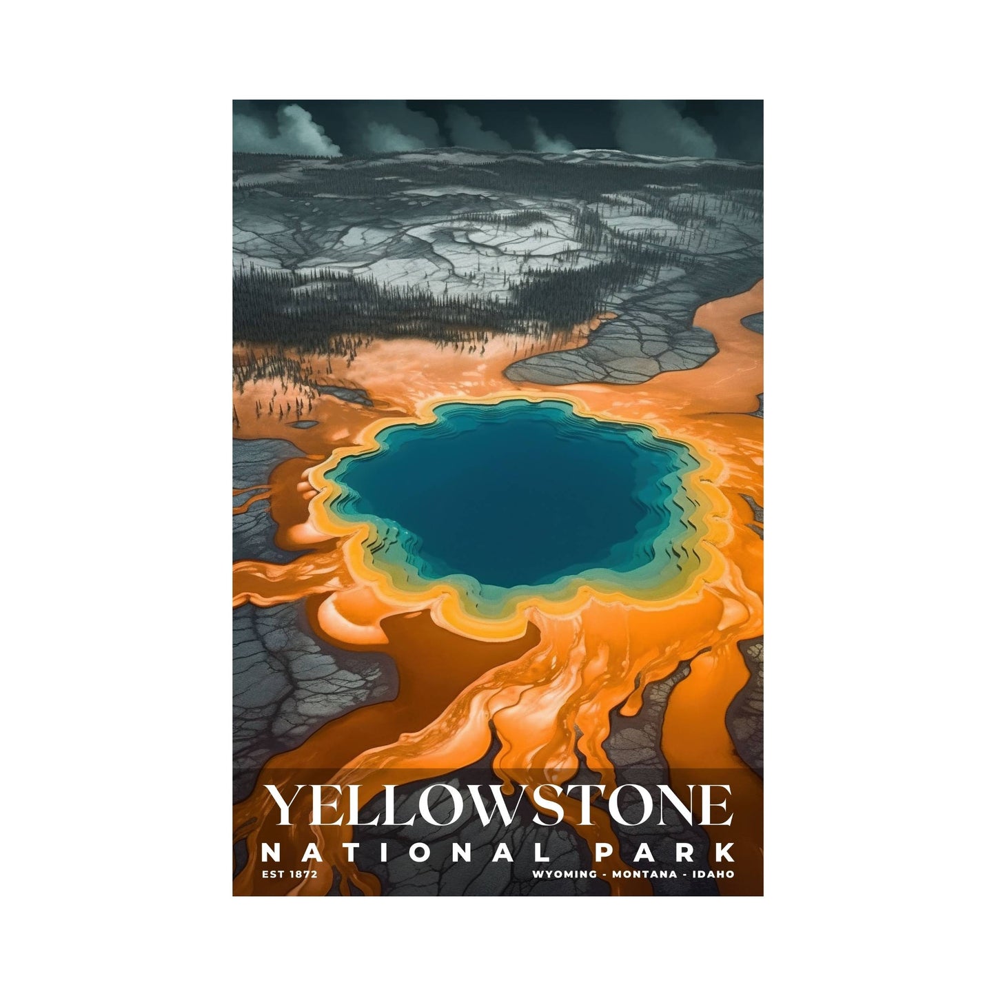 Yellowstone National Park Poster | S03