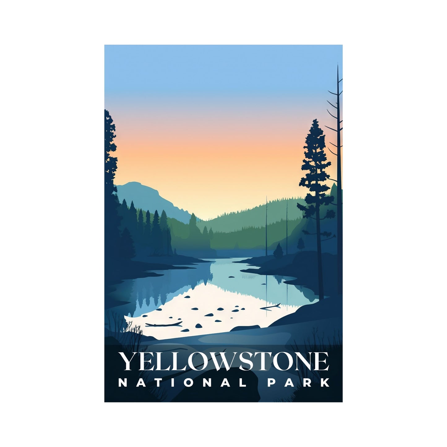 Yellowstone National Park Poster | S01