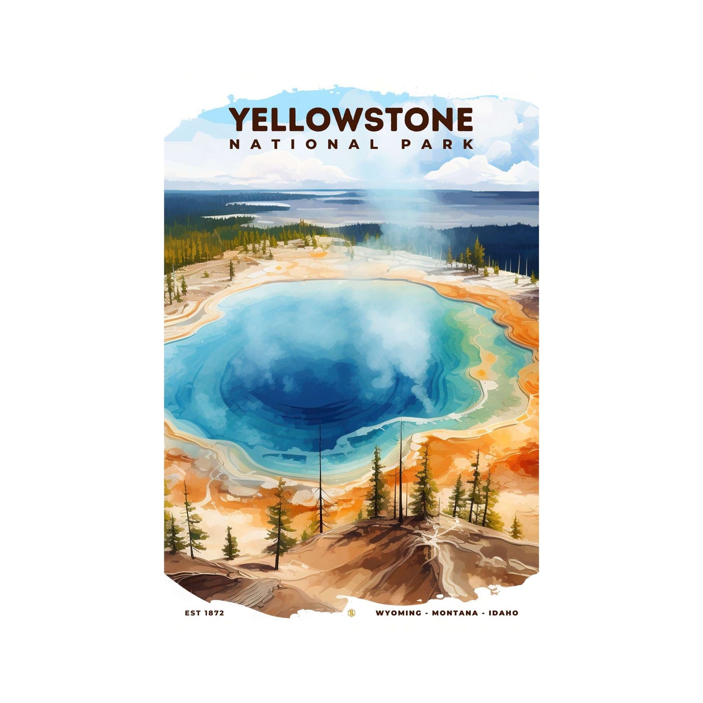 Yellowstone National Park Poster | S08