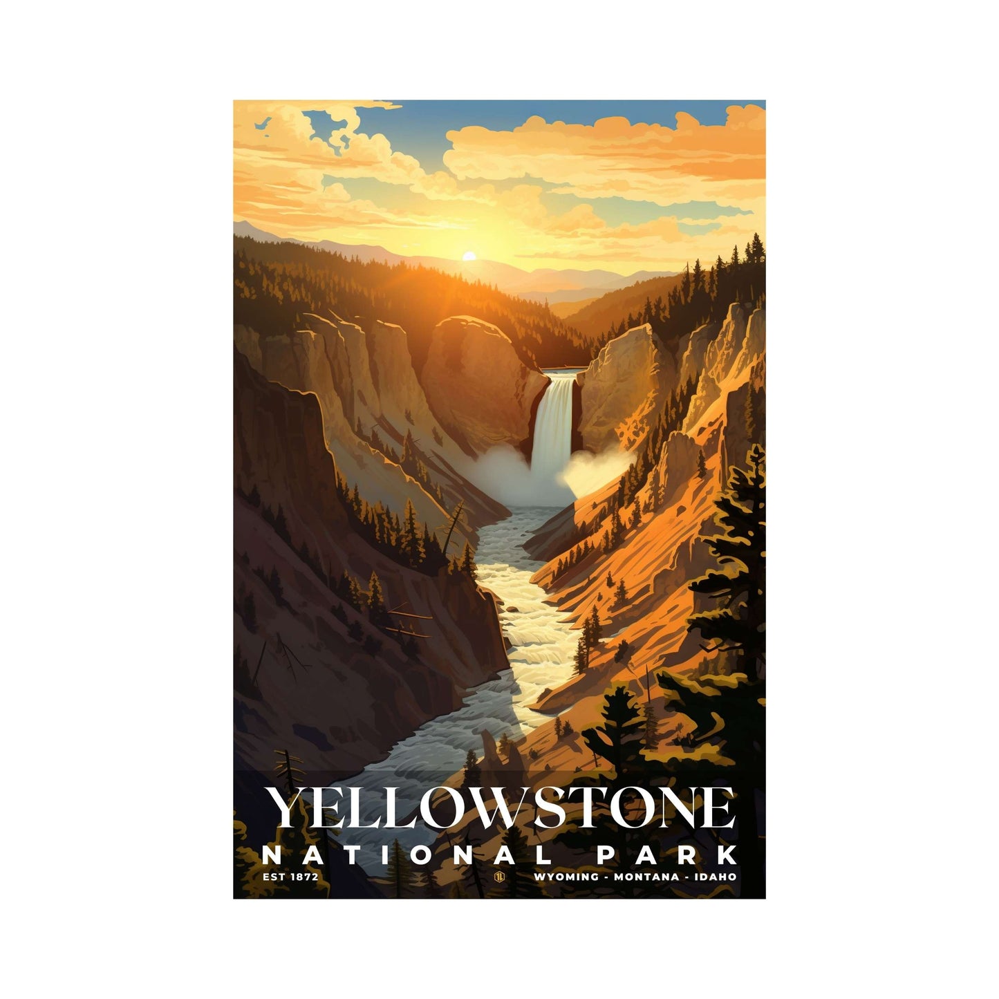 Yellowstone National Park Poster | S07