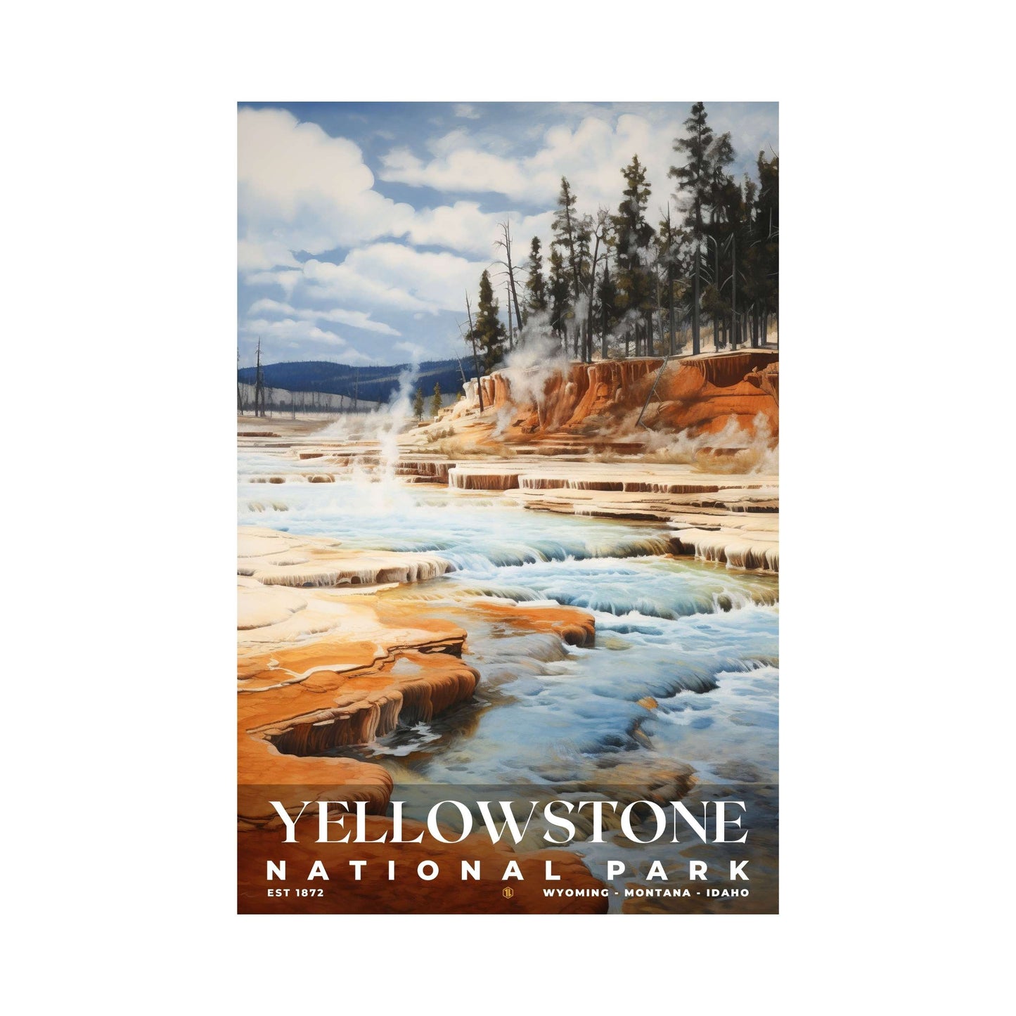 Yellowstone National Park Poster | S06