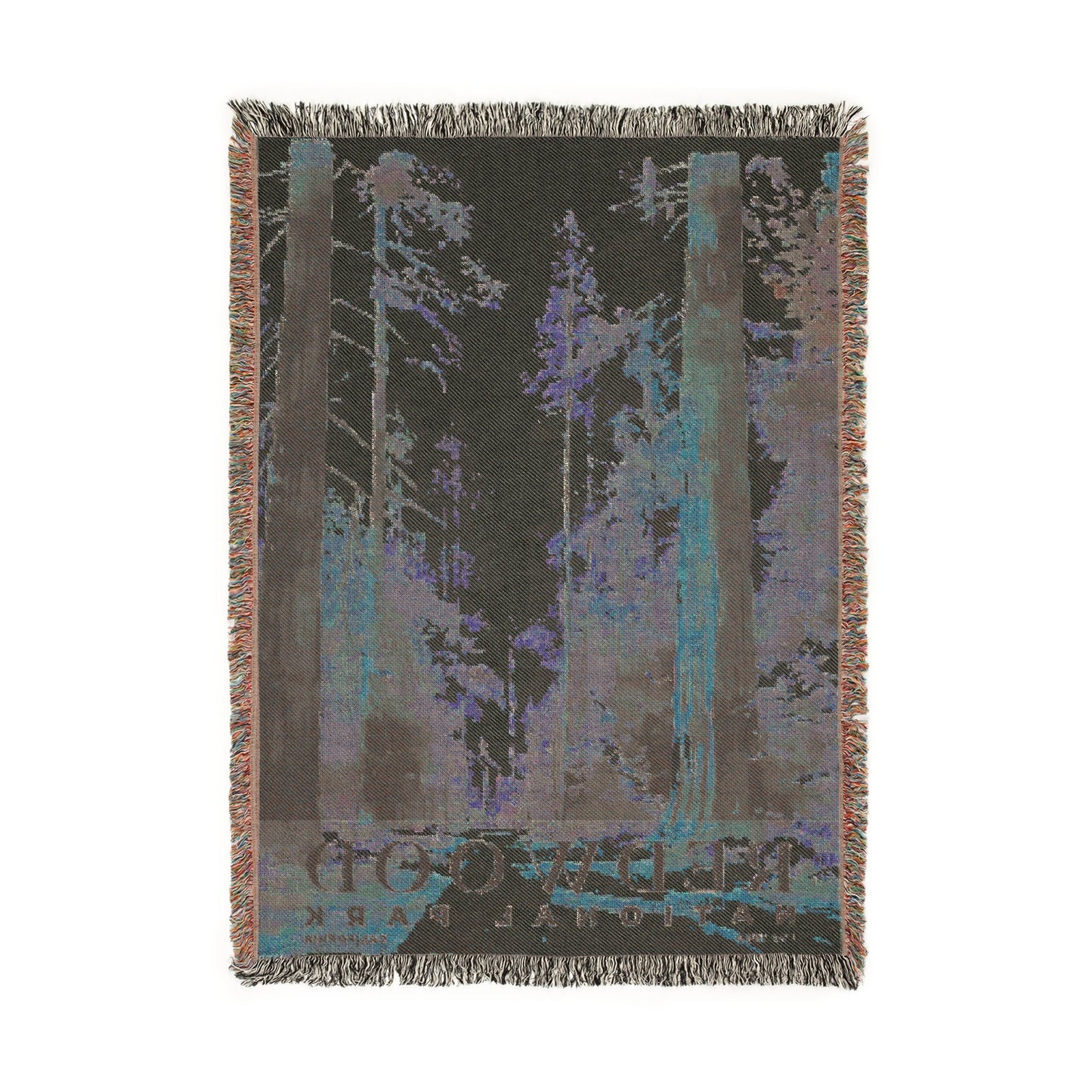 Redwood National Park Woven Blanket | S04
