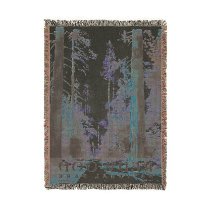 Redwood National Park Woven Blanket | S04