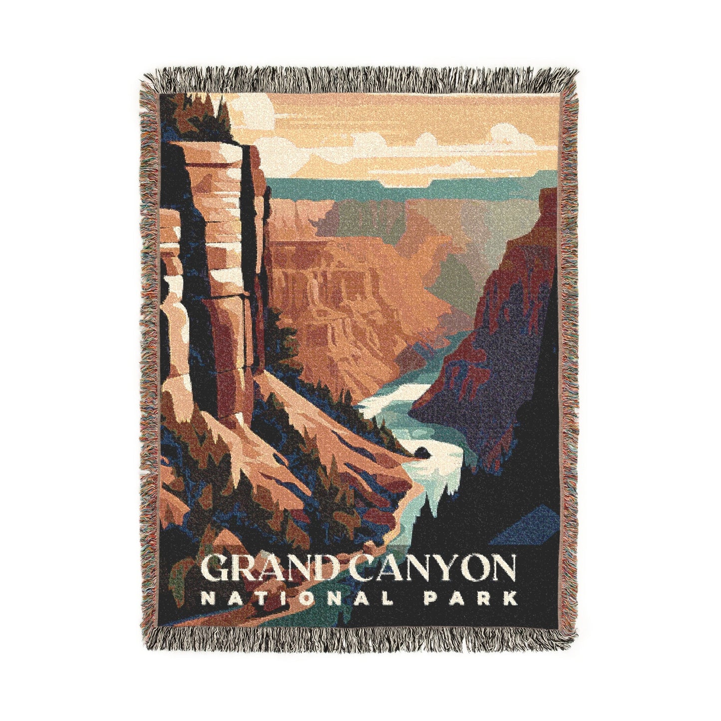 Grand Canyon National Park Woven Blanket | S01