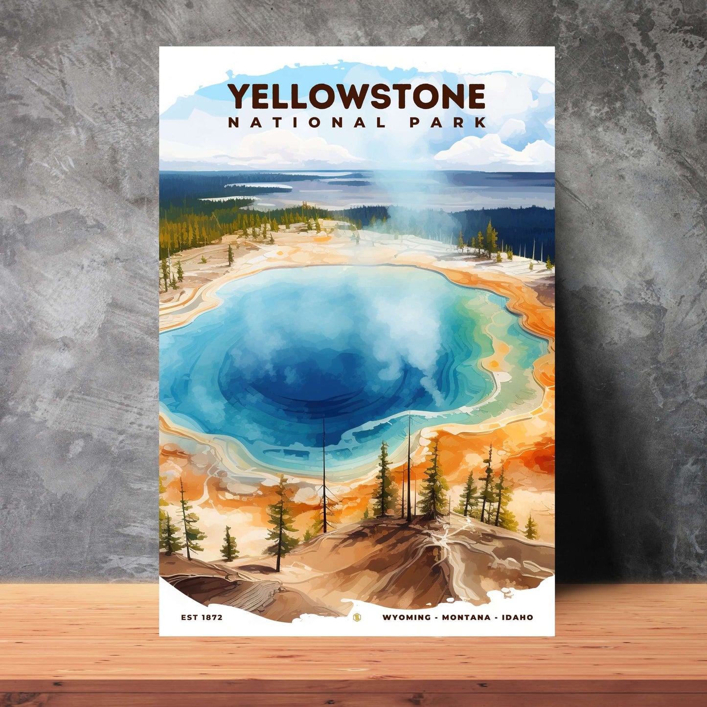 Yellowstone National Park Poster | S08