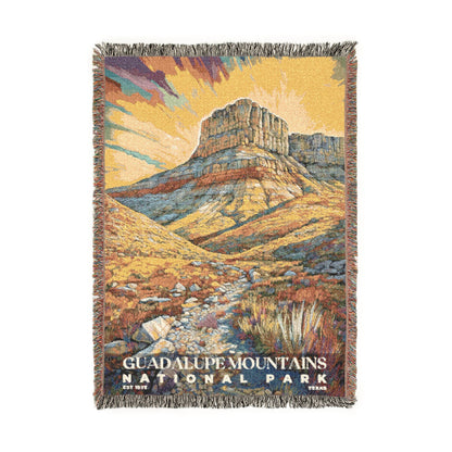 Guadalupe Mountains National Park Woven Blanket | S02