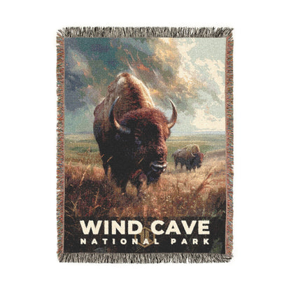 Wind Cave National Park Woven Blanket | S12