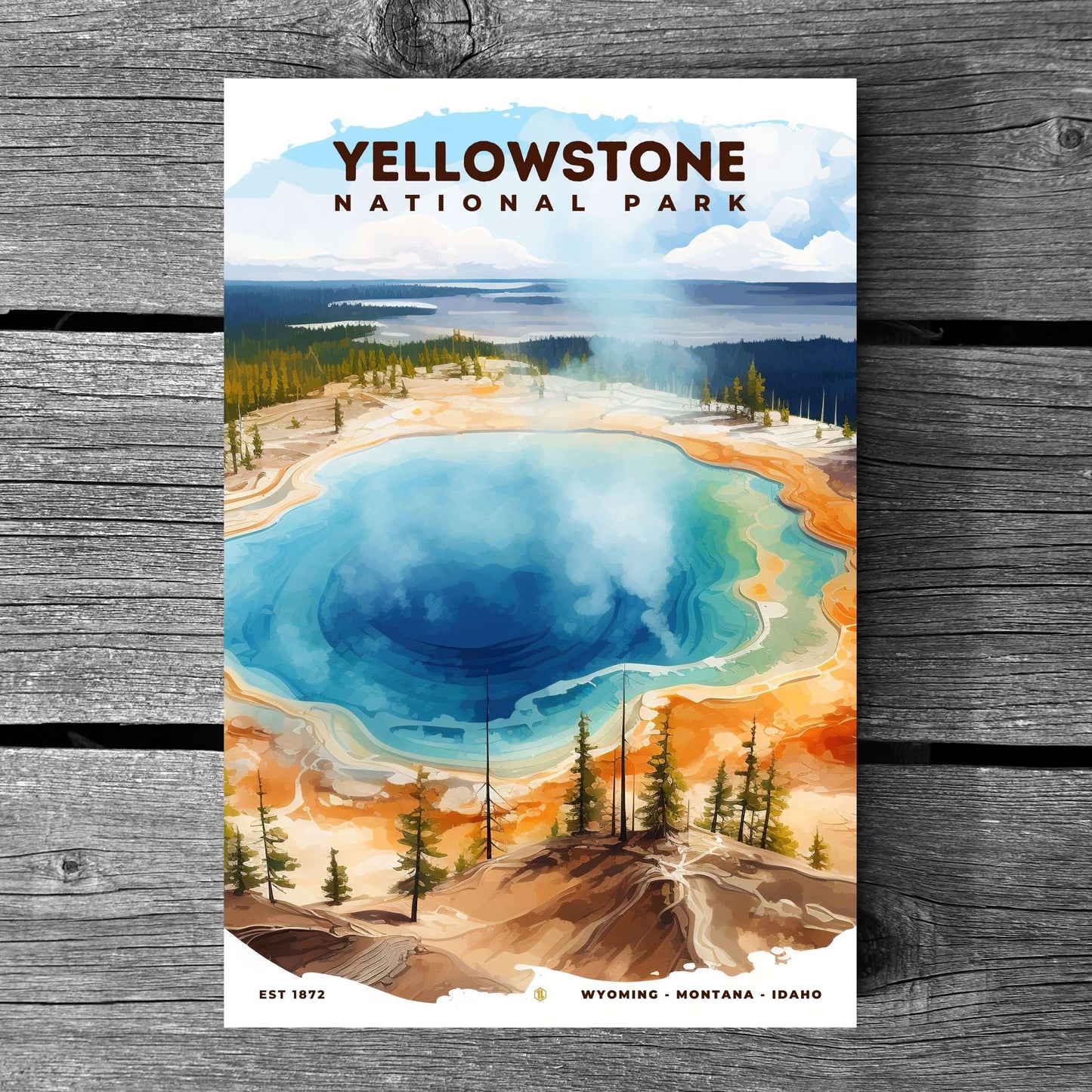 Yellowstone National Park Poster | S08