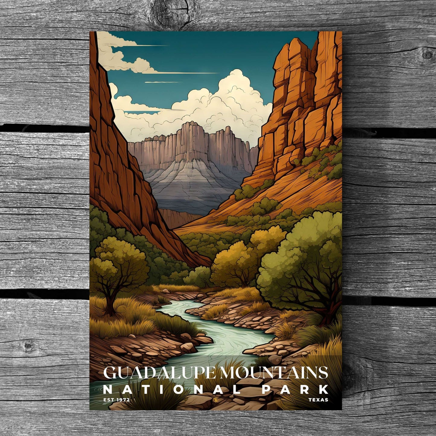 Guadalupe Mountains National Park Poster | S07