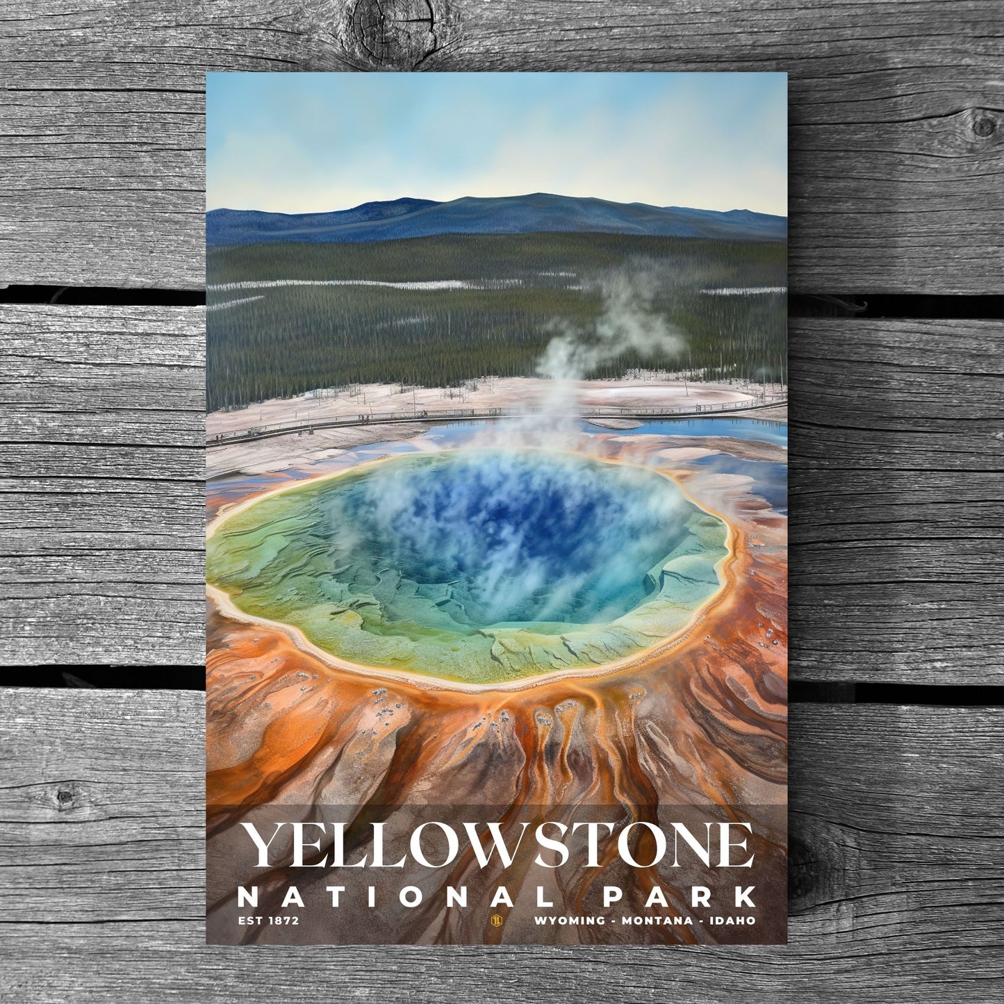 Yellowstone National Park Poster | S02