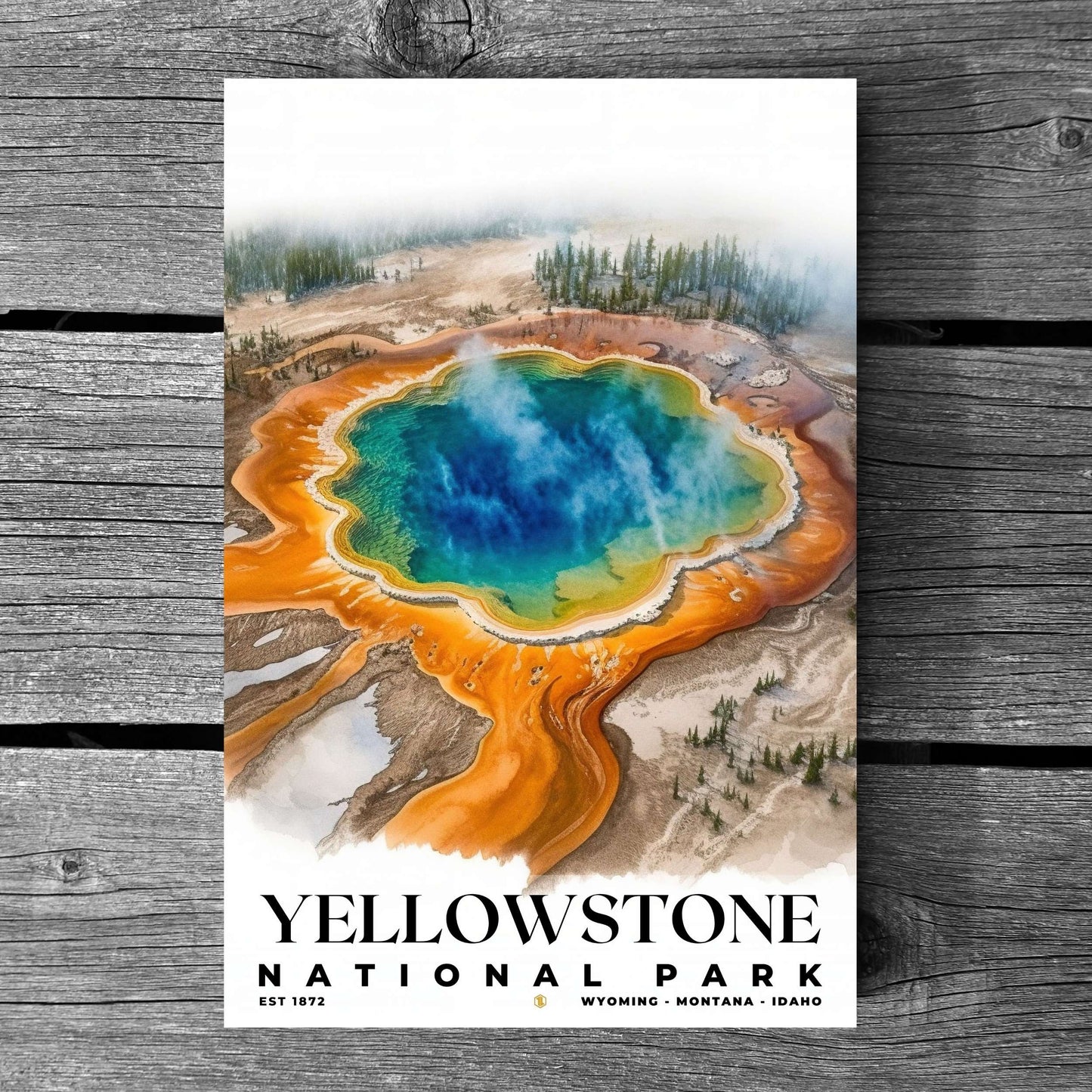 Yellowstone National Park Poster | S04