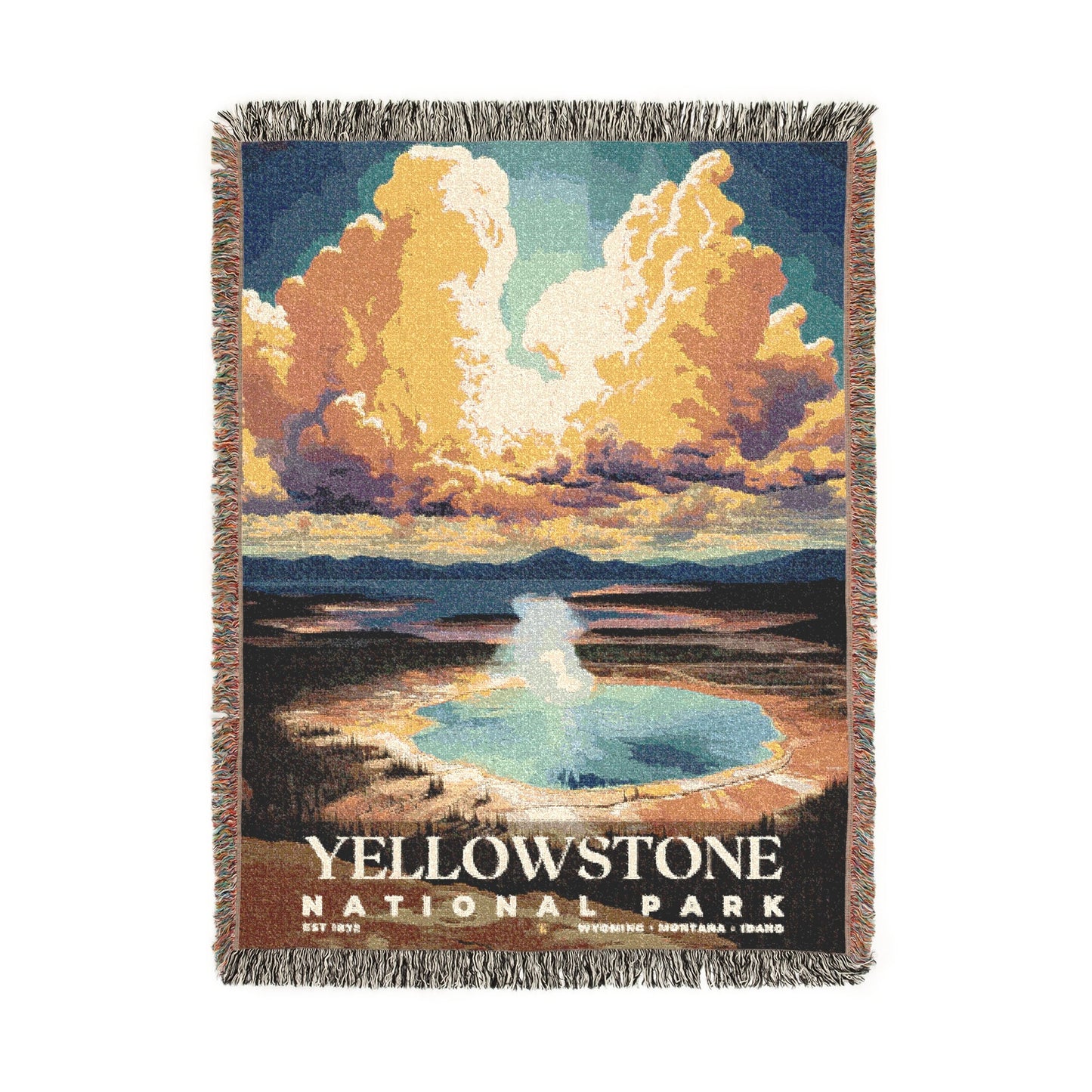 Yellowstone National Park Woven Blanket | S05