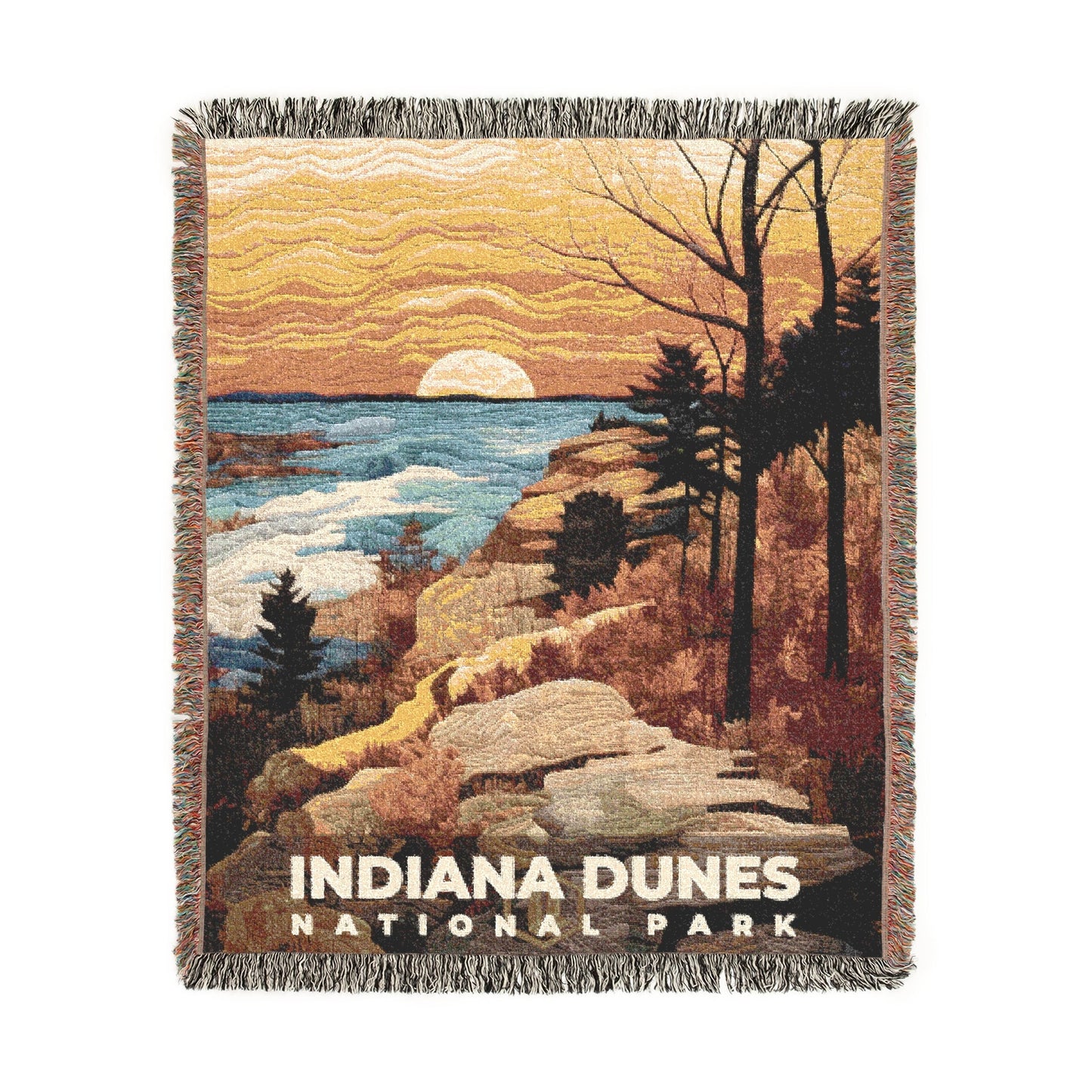 Indiana Dunes National Park Woven Blanket | S09