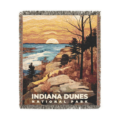 Indiana Dunes National Park Woven Blanket | S09