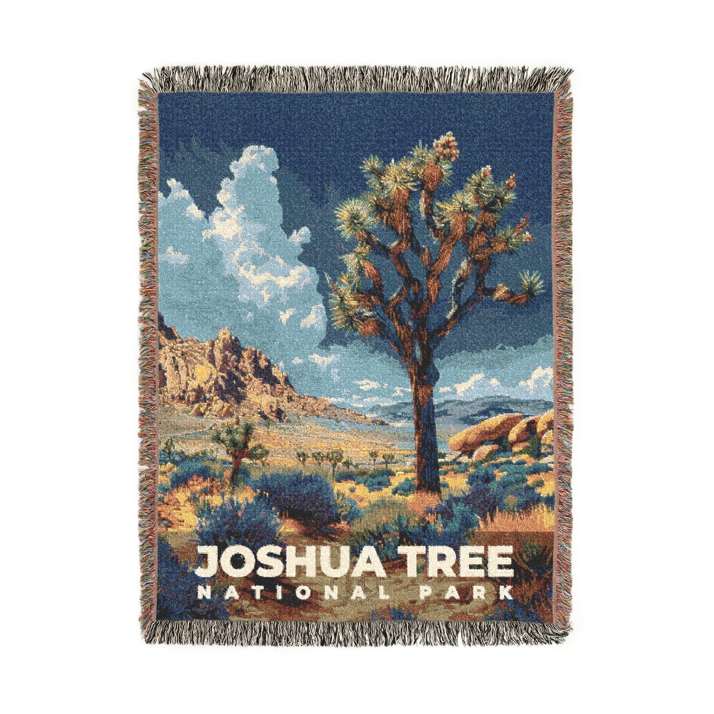 Joshua Tree National Park Woven Blanket | S18