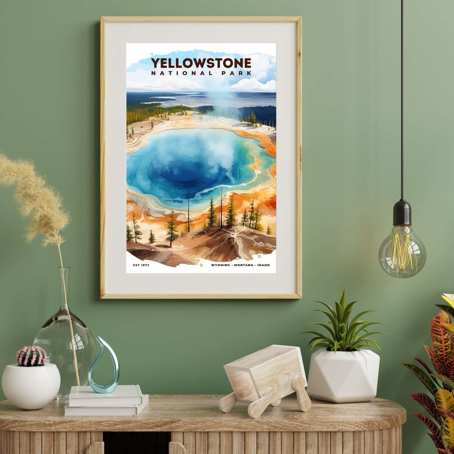 Yellowstone National Park Poster | S08