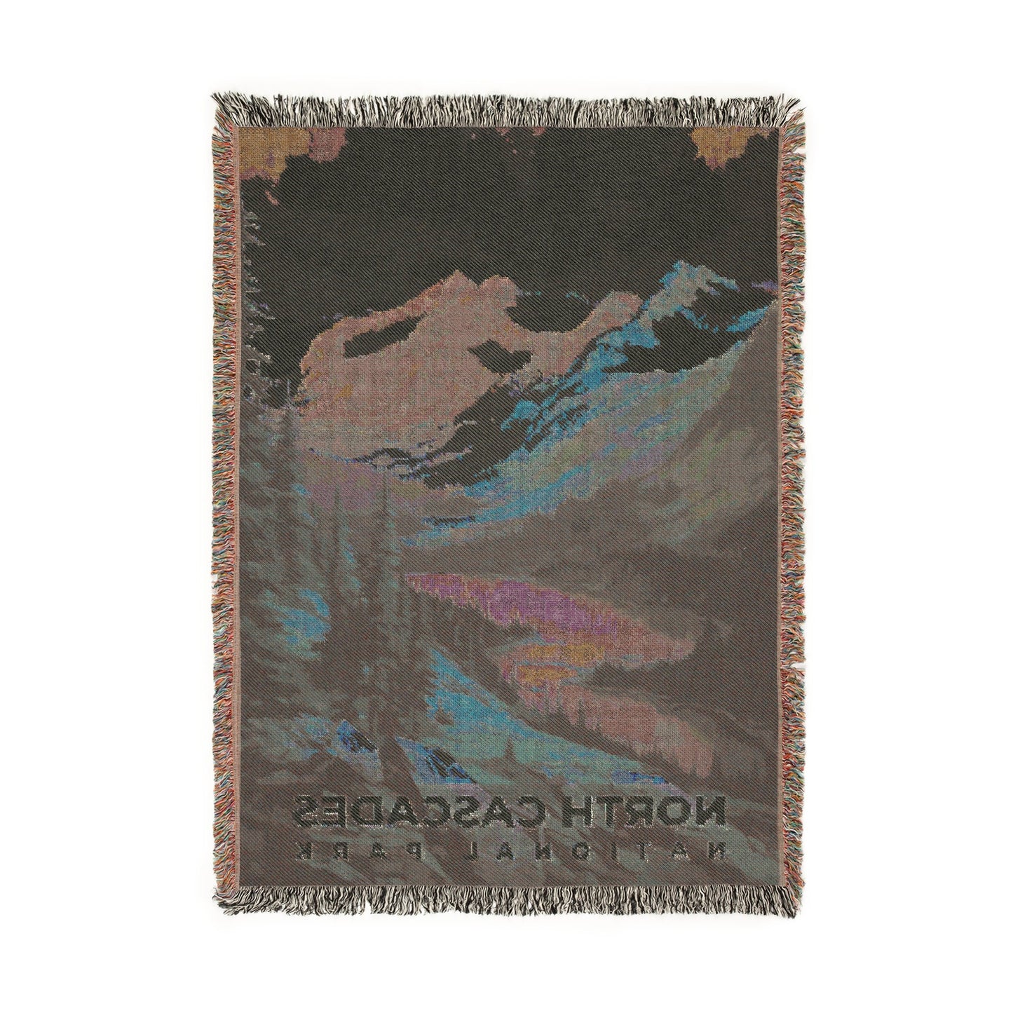 North Cascades National Park Woven Blanket | S06