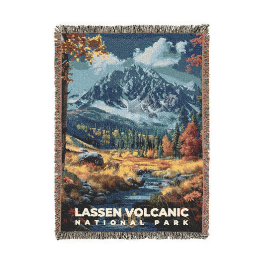 Lassen Volcanic National Park Woven Blanket | S16