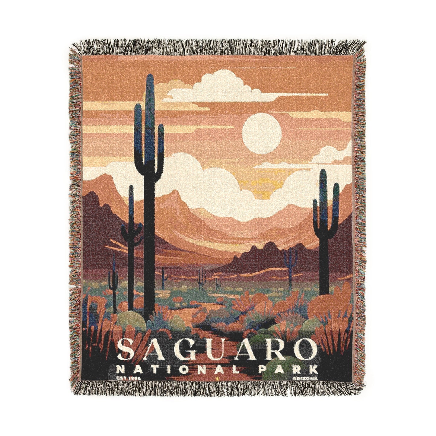 Saguaro National Park Woven Blanket | S05
