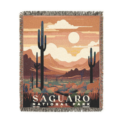 Saguaro National Park Woven Blanket | S05