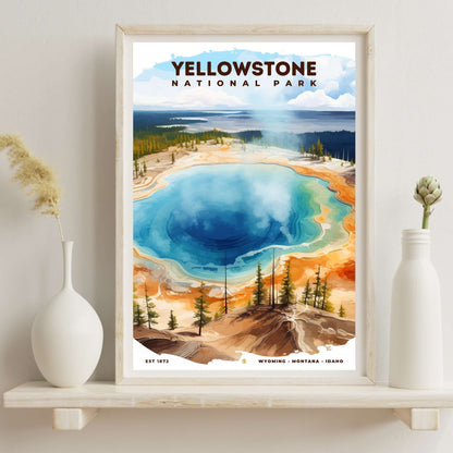 Yellowstone National Park Poster | S08