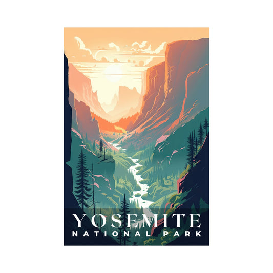 Yosemite National Park Poster | S01