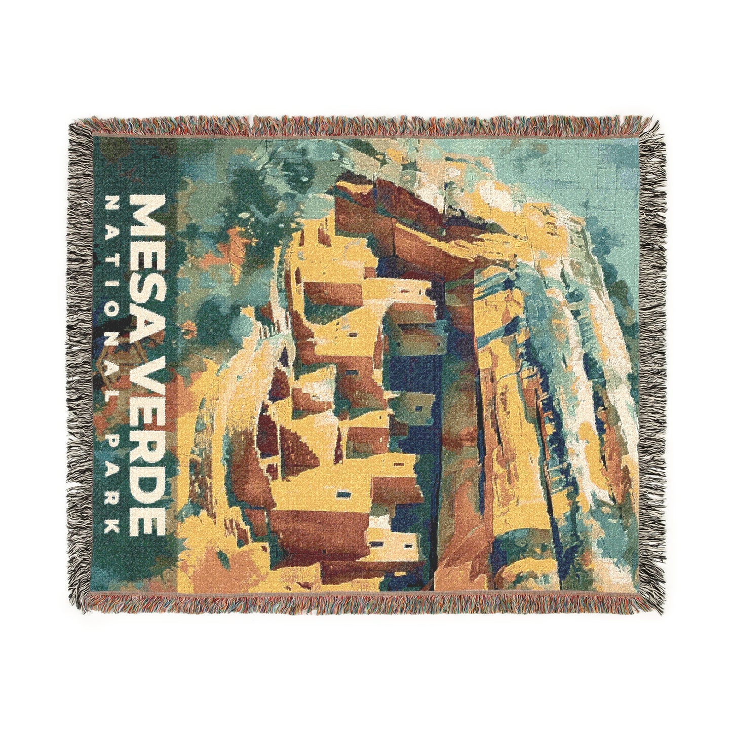 Mesa Verde National Park Woven Blanket | S11