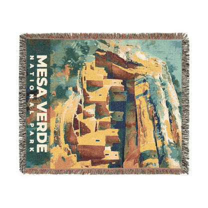 Mesa Verde National Park Woven Blanket | S11