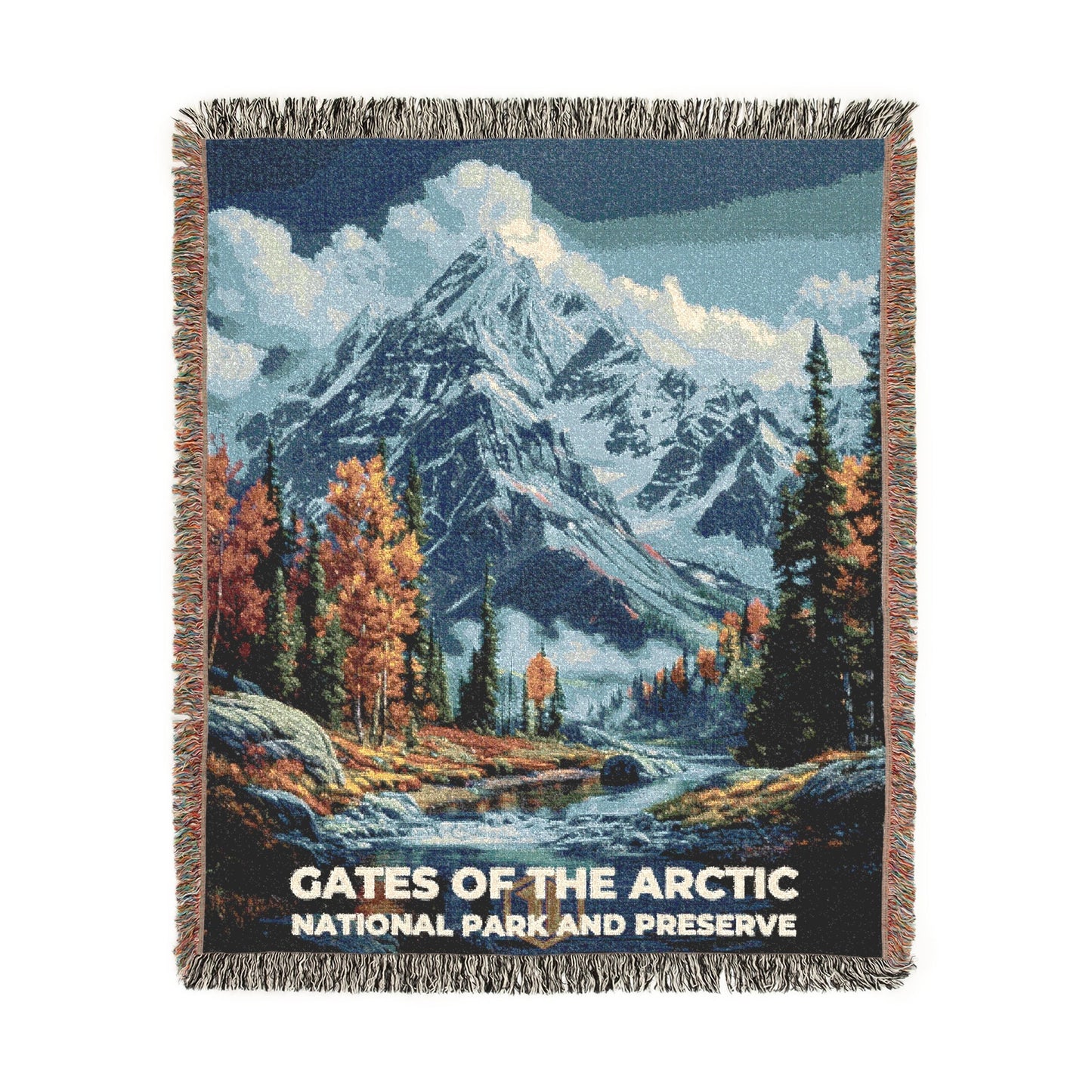 Gates of the Arctic National Park Woven Blanket | S16